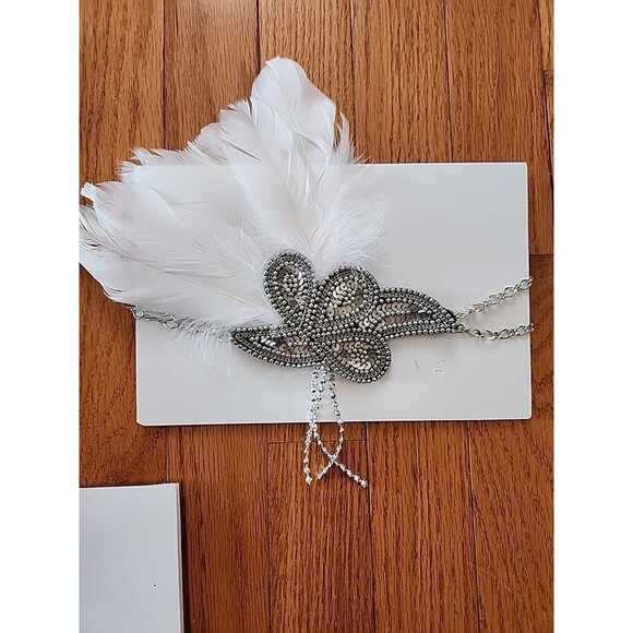 Decorative Flapper Feathered Headbands - Picture 4 of 7